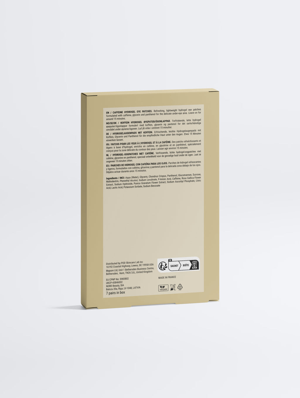 Caffeine + Vitamin C Energizing Hydrogel Eye Patches